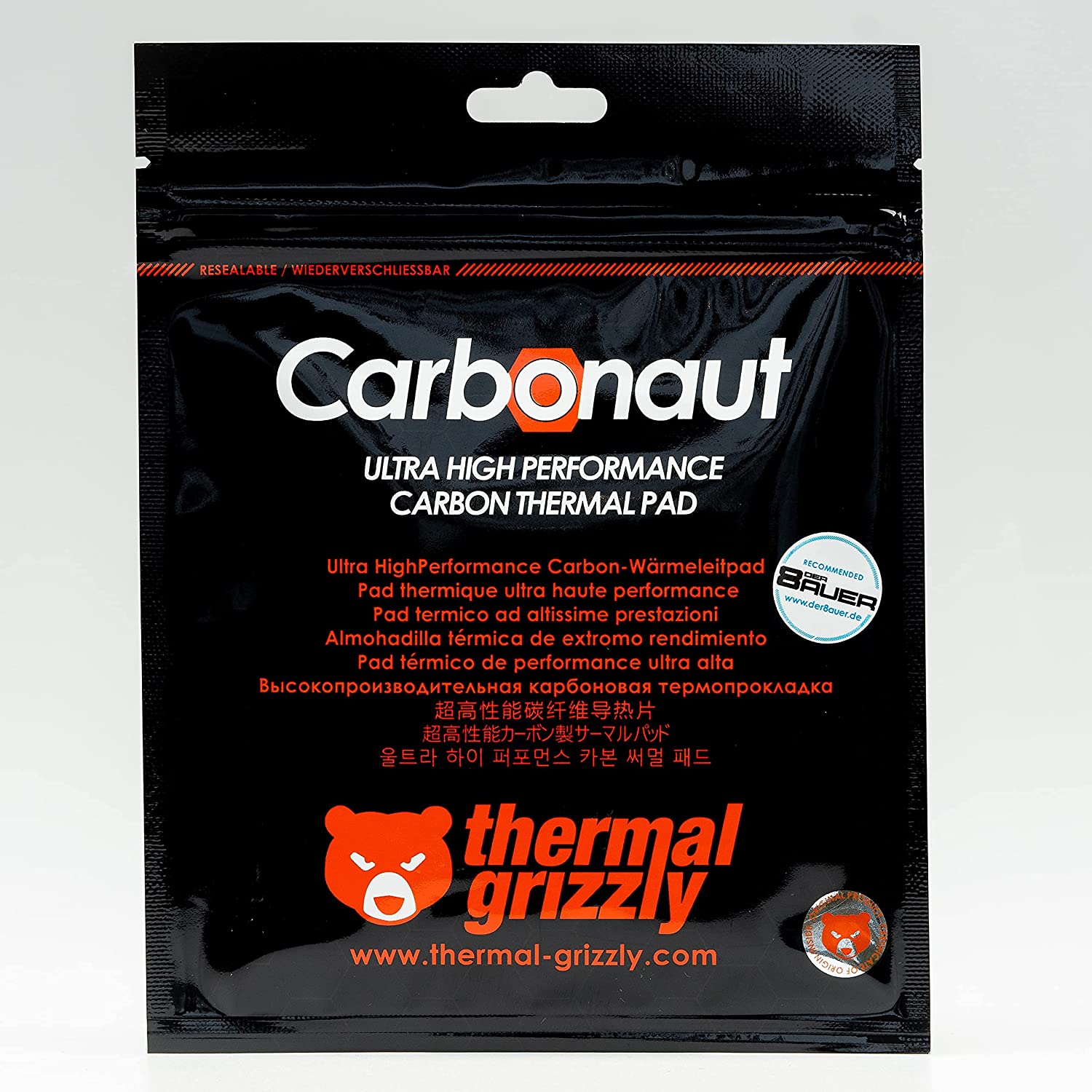 Thermal Grizzly Carbonaut Carbon Thermal Pad 31 × 25 × 0.2 mm