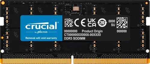 Micron Crucial RAM 32gb Ddr5-4800Mhz Sodimm CL40 Memory | Astral Labs