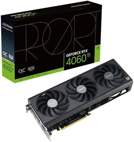 Asus ProArt GeForce RTX 4060 Ti 16GB OC Edition GDDR6 Graphics